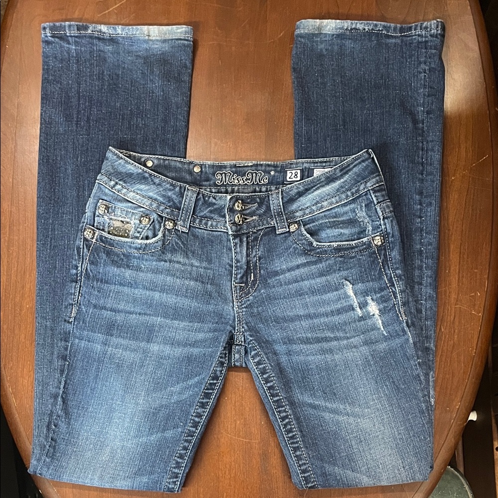 Miss Me Women's Dark Blue Boot Cut Jeans